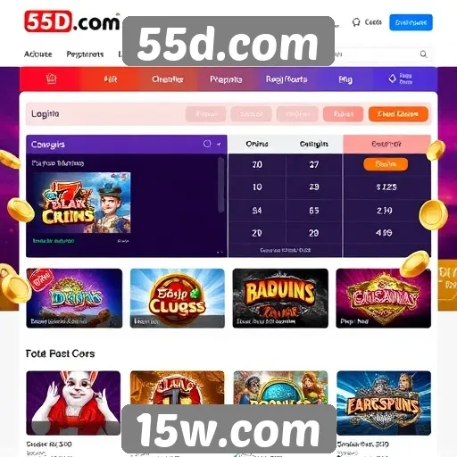 Comparação entre 55d.com e outros sites de jogos