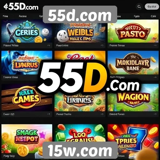 55d.com oferece ampla variedade de jogos online